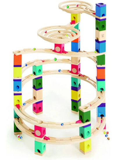 Hape Quadrilla Cyclone Wooden Marble Run Blocks