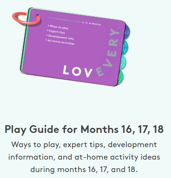 Lovevery The Adventurer (Months 16, 17, 18+)