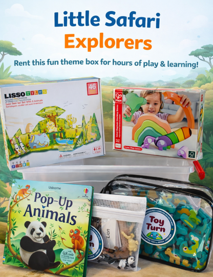 🐘 Little Safari Explorers Theme Box